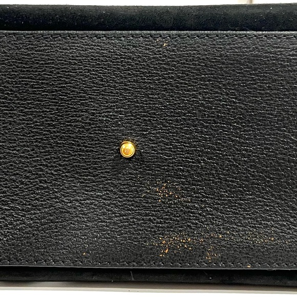 Gucci Diana Bamboo Top Handle Bag in Black Suede - Picture 5 of 9